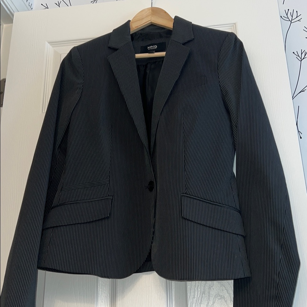 Mango Women's Pinstripe Blazer Size 8